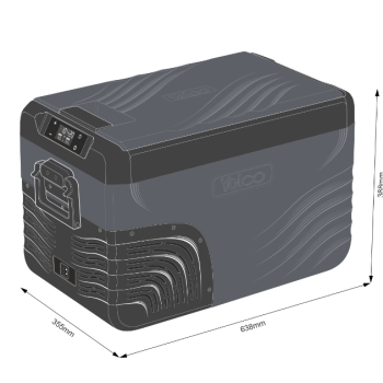 Przenośna lodówka kompresorowa Yolco KX30 Carbon